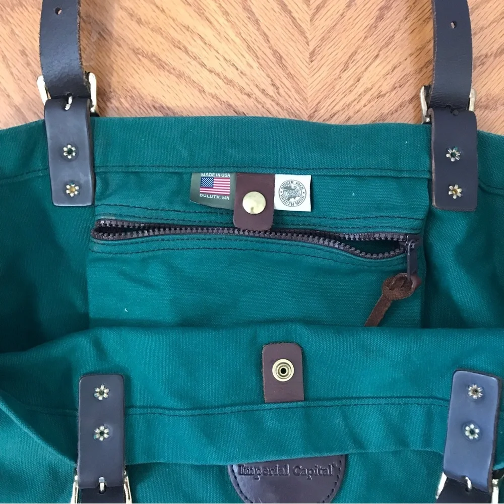 Duluth Pack Green Tote Bag - Picture 8 of 13